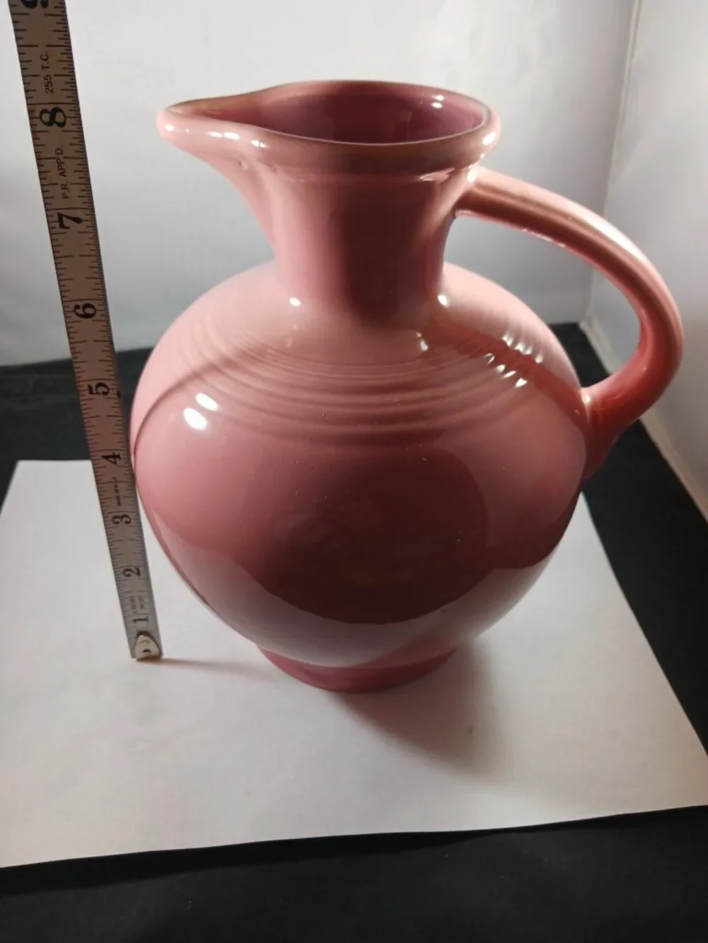 Vintage Fiesta Ware Pink Carafe